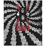 KISS Lightning Micro Raschel Fleece Blanket