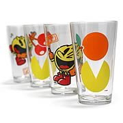 Pac-Man Glass Tumbler 4-Pack
