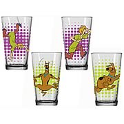 Scooby-Doo Glass Tumbler 4-Pack