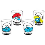 Smurfs Shot Glass 4-Pack