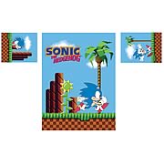 Sonic the Hedgehog Fleece Blanket with Sleeves