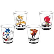 Sonic the Hedgehog Shot Glass 4-Pack