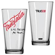 True Blood Fangtasia Life Begins At Night Glass Tumbler