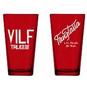 True Blood Red Glass Tumbler 2-Pack