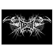 Tapout Black Micro Raschel Fleece Blanket