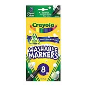 Crayola Classic Washable Fine Line Markers 8-Pack