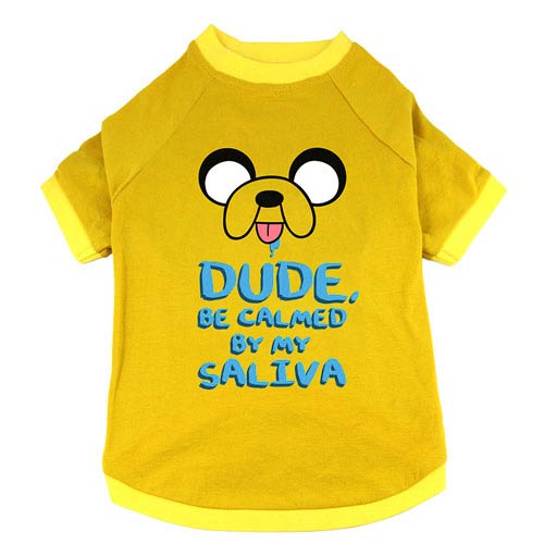 Adventure Time Dude, Be Calmed By My Saliva Dog Shirt