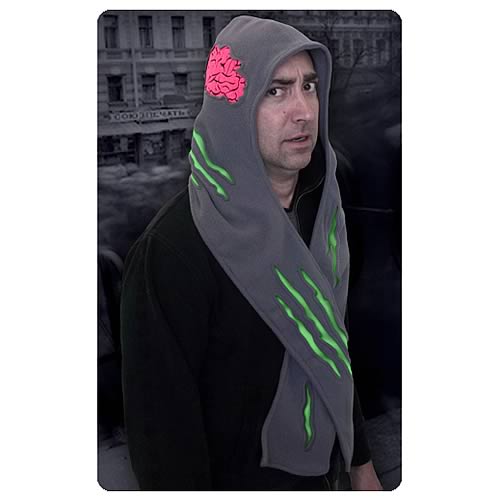 Zombie Attacked Fleece Scarf