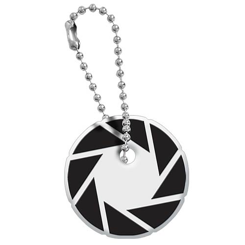 Portal 1980s Aperture Science Icon Key Cap Key Chain