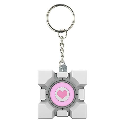 Portal 2 Original Companion Cube Key Chain