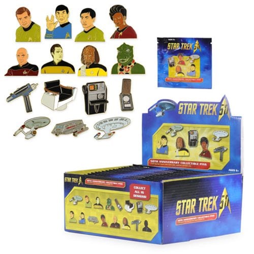 Star Trek 50th Anniversary Pin Random 6-Pack