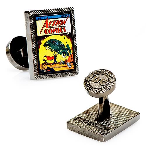 Superman Action Comics #1 Comic Book Cover Cufflinks