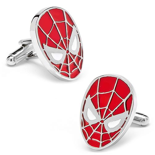 Spider-Man Face Color Cufflinks