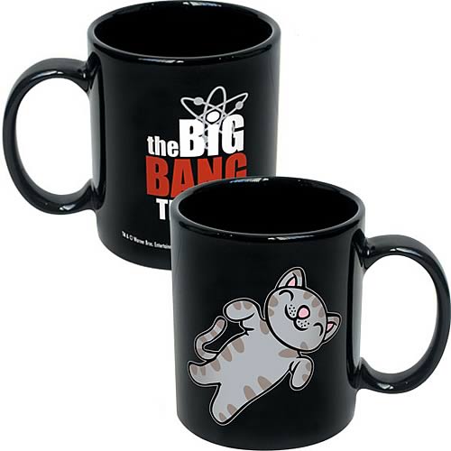 Big Bang Theory Soft Kitty Black Coffee Mug