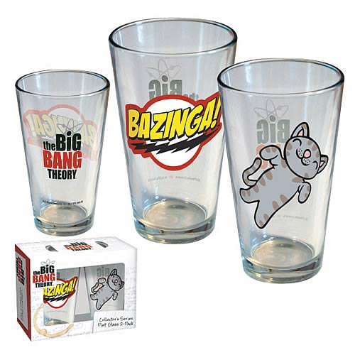 Big Bang Theory Pint Glasses 2-Pack