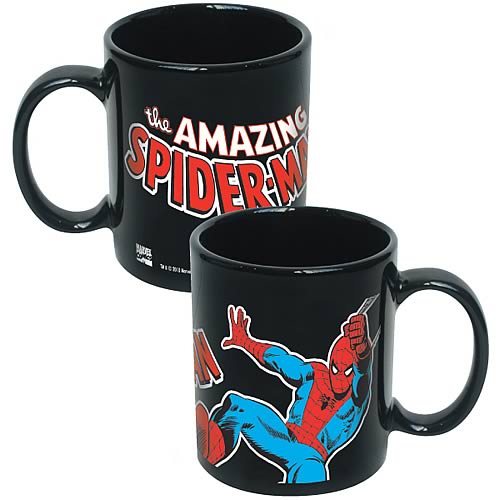 Spider-Man Marvel Black Coffee Mug