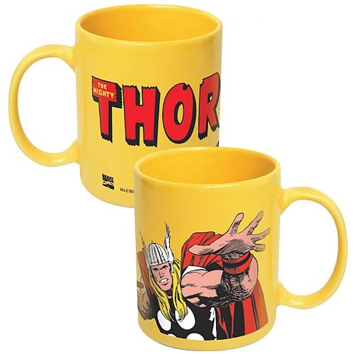 Thor Marvel Yellow Coffee Mug