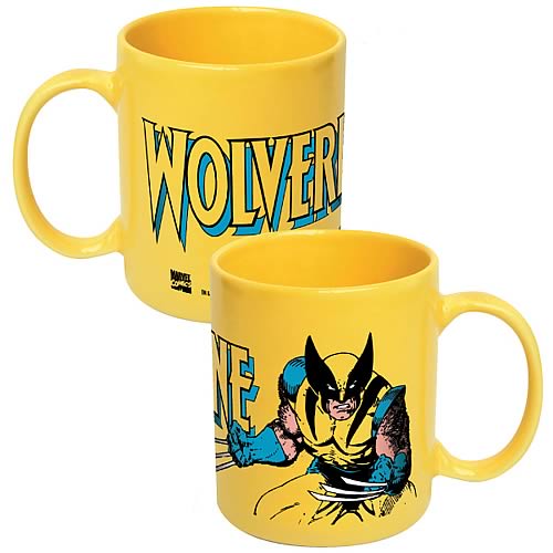 Wolverine Marvel Yellow Coffee Mug