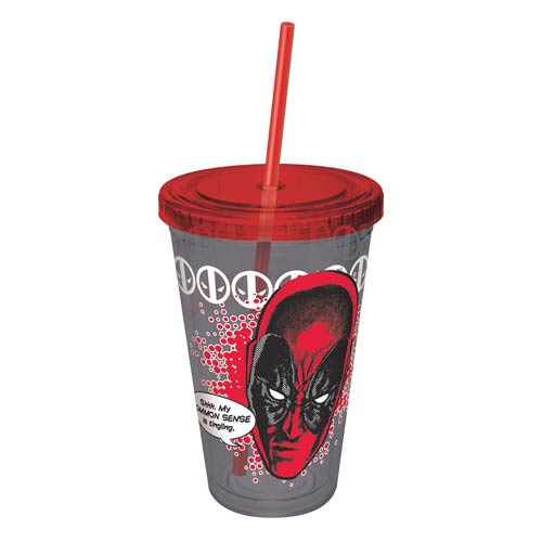 Deadpool My Common Sense Acrylic Travel Cup