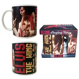Elvis Presley Suspicious Minds Singing Mug