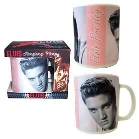 Elvis Presley Love Me Tender Singing Mug, Not Mint