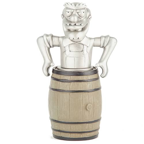 Simpsons Groundskeeper Willie Pewter Wine Stopper