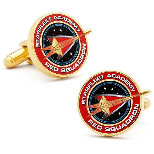 Star Trek Red Squadron Cufflinks