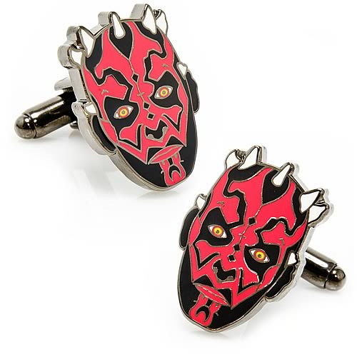 Star Wars Darth Maul Head Cufflinks