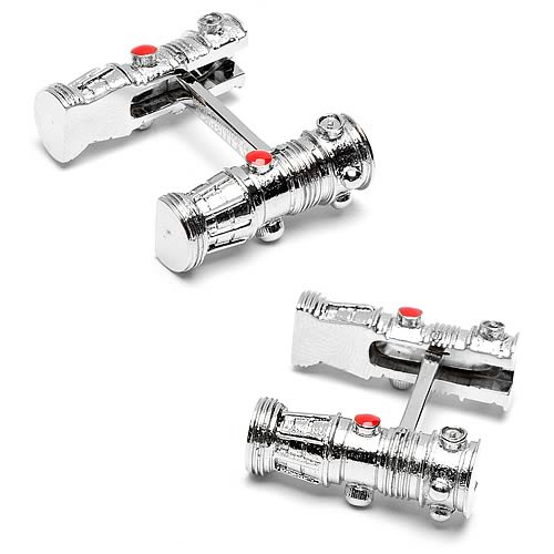 Star Wars 3-D Darth Maul Lightsaber Flip Bar Cufflinks