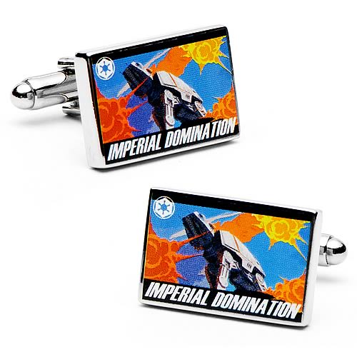 Star Wars Imperial Domination Propaganda Poster Cufflinks