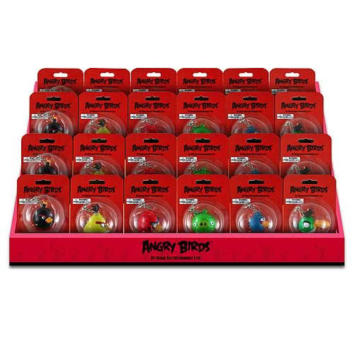 Angry Birds Figural Key Chains Case