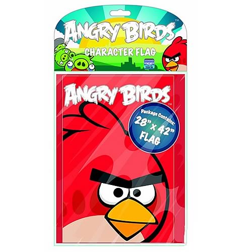 Angry Birds Red Bird Printed Flag