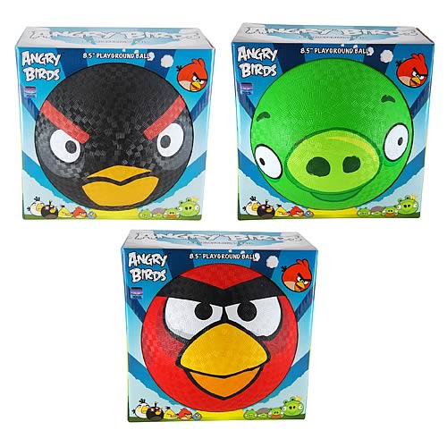 Angry Birds 8 1/2-Inch Rubber Playground Ball Case