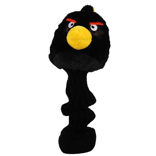 Angry Birds Black Bird Plush Golf Club Cover