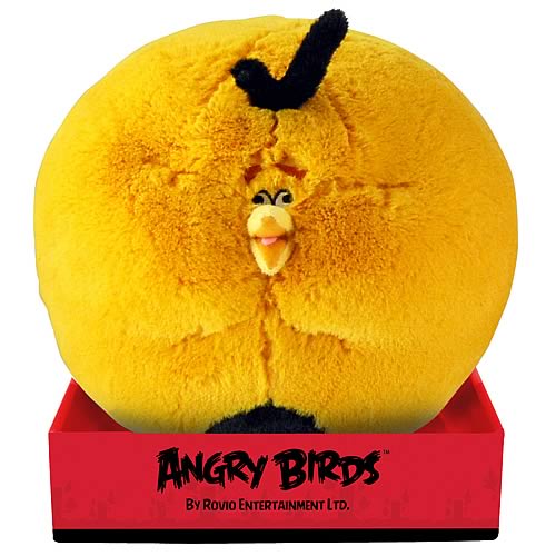 Angry Birds Orange Globe Bird Talking 16-Inch Plush