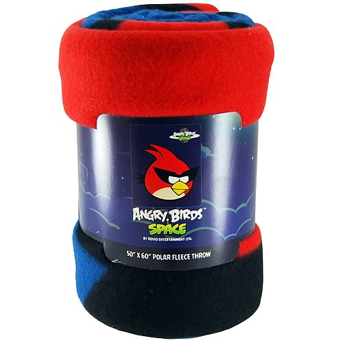Angry Birds Space Polar Fleece Bed Throw
