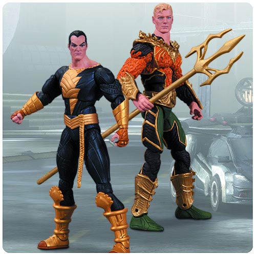 Injustice Aquaman Vs. Black Adam Action Figure 2-Pack