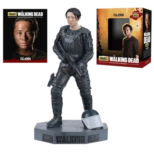 The Walking Dead Glenn Figure with Collector Magazine #7