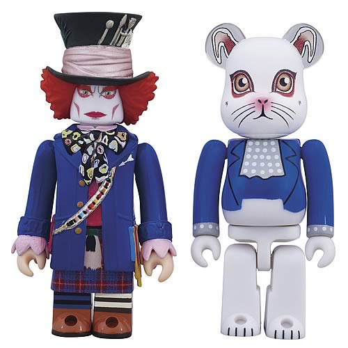 Alice in Wonderland Mad Hatter & White Rabbit Figure 2-Pack