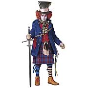 Alice in Wonderland Movie Mad Hatter Blue Jacket RAH Figure
