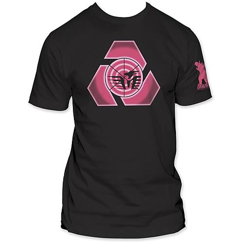 Godzilla Final Wars Earth Defense Logo 2 Black T-Shirt