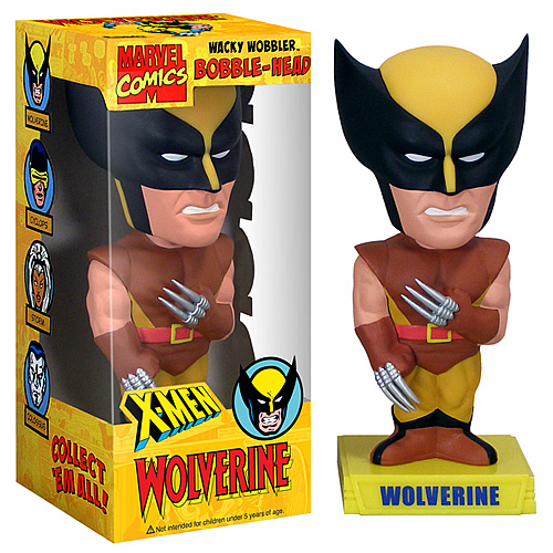 SDCC Exclusive X-Men Brown Wolverine Bobble Head