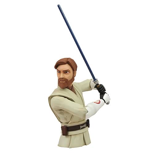 Star Wars Clone Wars Obi-Wan Kenobi Bust Bank