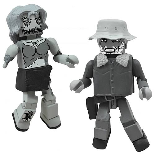 Walking Dead Halloween Minimates Black and White 2-Pack