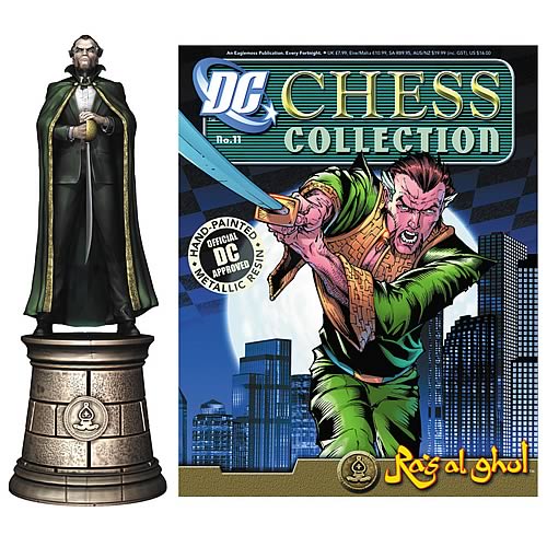 Batman Ra's Al Ghul Chess Piece with Collector Magazine