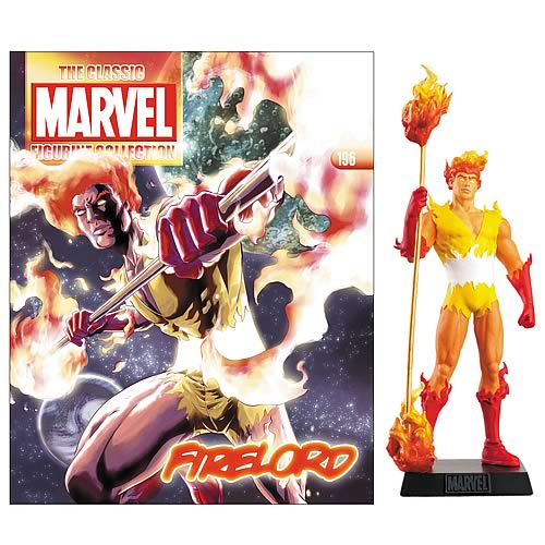 Marvel Comics Firelord Collector Magazine with Figure