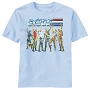 G.I. Joe Six Fists Light Blue T-Shirt