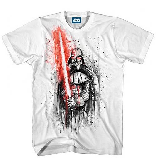 Star Wars Darth Vader Last Stand White T-Shirt