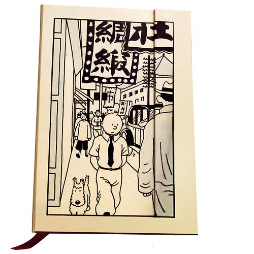 Adventures of Tintin In Shanghai Cover Notebook