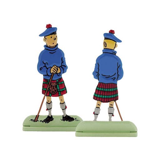 Adventures of Tintin The Black Island Relief Statue